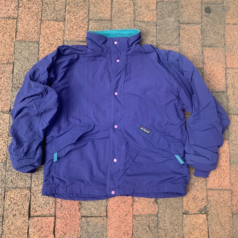 Vintage 90s Purple Patagonia Fleece Lined Jacket S